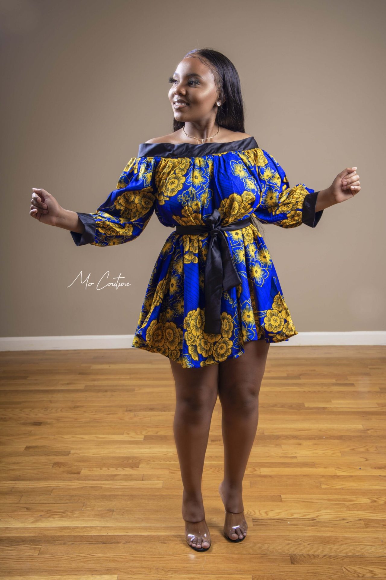 Florence African Infinity Print Dress