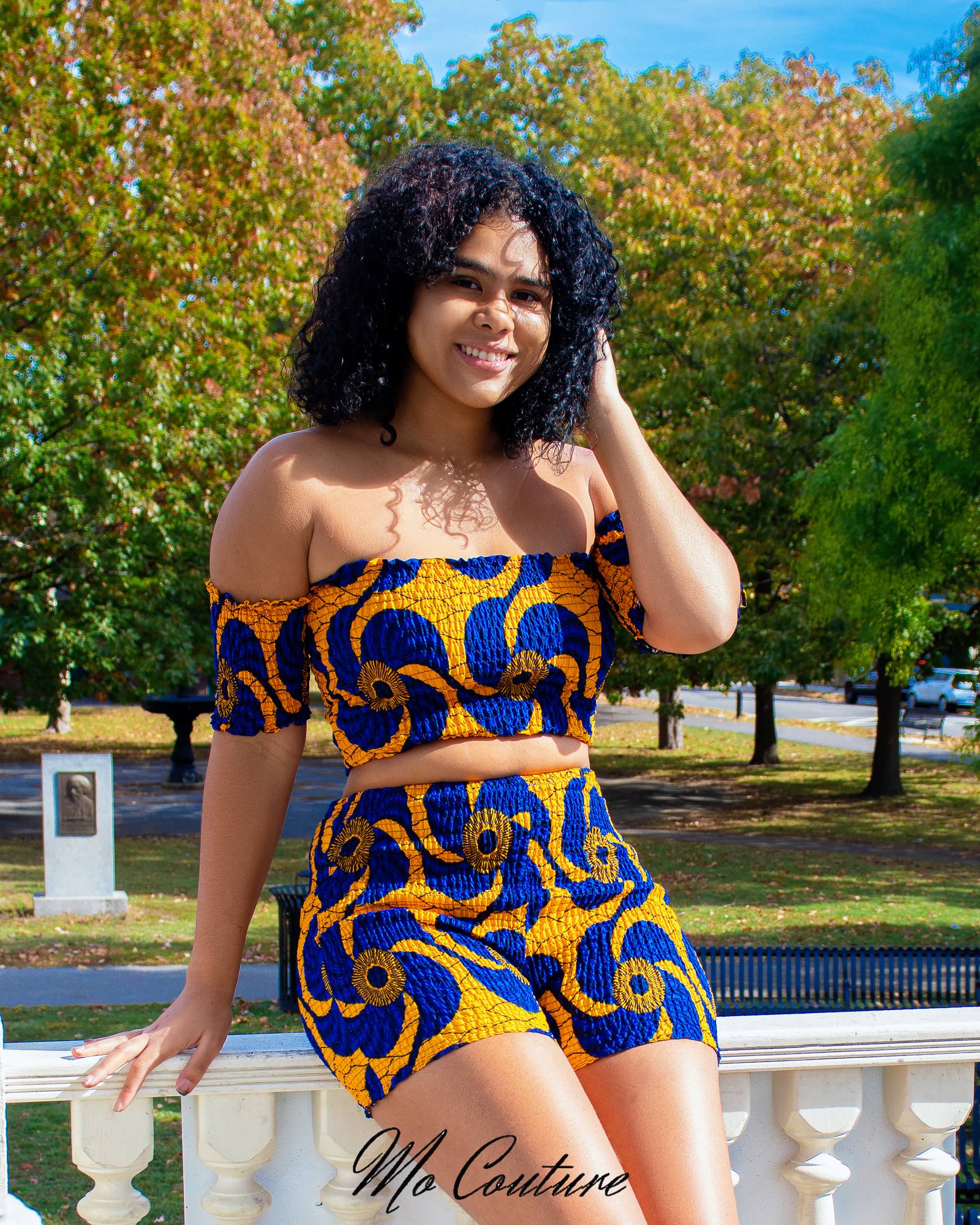 African two 2024 piece dress