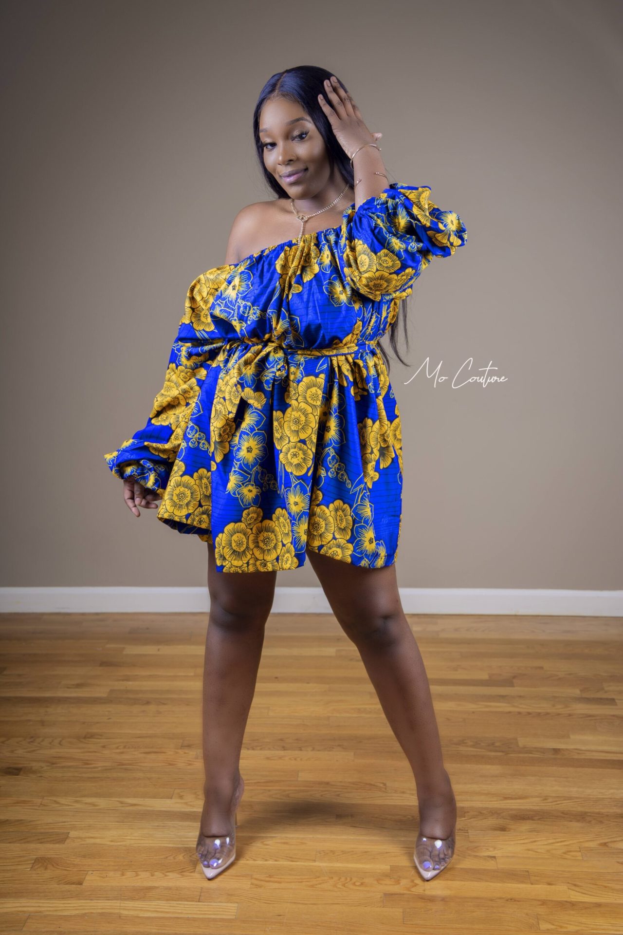 African Florence Print Dress